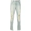 United Rivers Embroidered Ripped Skinny Jeans
