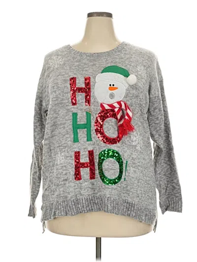 Pre-owned United States Sweaters Pullover Sweater In Silver