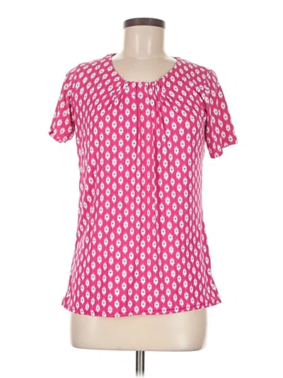 Pre-owned Uniti Short Sleeve Blouse In Pink