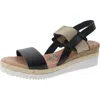 Unity In Diversity Womens Stretch Slingback Sandals In Black