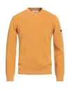 Unity Man Sweater Mustard Size S Recycled Polyester In Yellow