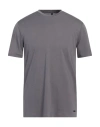 Unity Man T-shirt Lead Size Xxl Rayon, Nylon, Tencel, Elastane In Grey