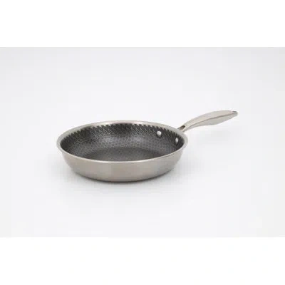 Universal (9.4-inch) Tri-ply Stainless Steel Fry Pan + Glass Lid, Non-stick Surface For Healthier Cooking, Com