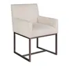 Universal Arvin Dining Armchair In Canberra Ivory