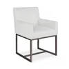 Universal Arvin Dining Armchair In Pavane White