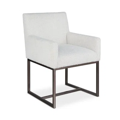 Universal Arvin Dining Armchair In Pavane White