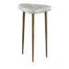 Universal Bloomingdale's Erinn V Fino Tall Side Table In White