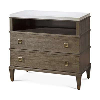 Universal Bloomingdale's Leo Two-drawer Nightstand In Wood