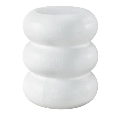 Universal Bloomingdale's Mk Tranquility Enlightenment Side Table In White
