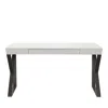 Universal Bloomingdale's Ronan Writing Desk In White/black