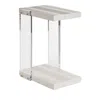 Universal Bloomingdale's St. Kitt's Accent Table In White