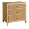 Universal Carmen Three Drawer Nightstand In Beige