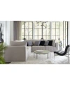 Universal Modern Fabric Modular Sectional Collection In Euphoria Silver