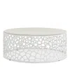 Universal Coral Cocktail Table In White