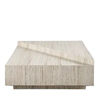 Universal Daxton Cocktail Table In White Travertine
