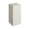 Universal Dwell Stone Accent Table In White