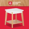 Universal Expert Remus Modern Side Square Table In White