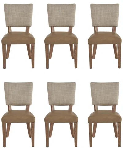 Universal Furniture 6-pc. Upholstered Side Chair Set In Brown