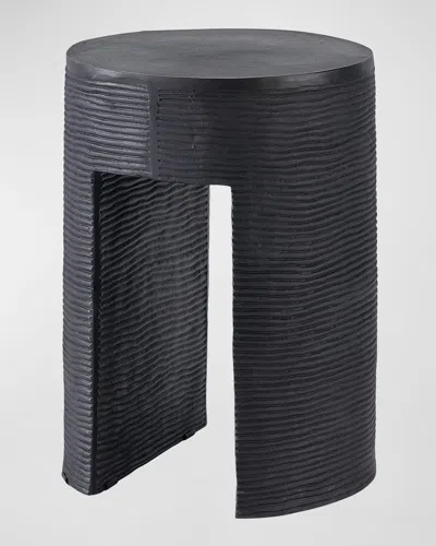 Universal Furniture Carr Side Table In Dark Navy