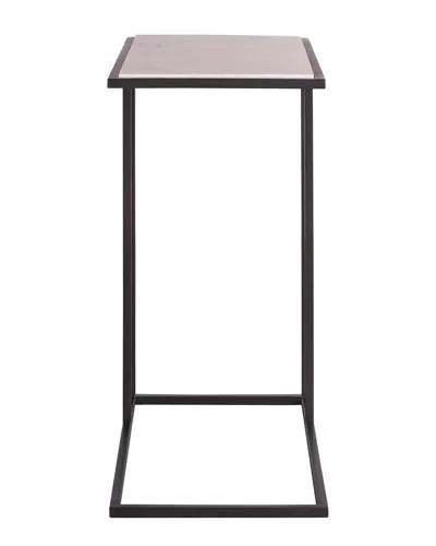 Universal Furniture Coalesce Metal & Stone Drink Table In Black