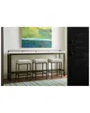 Universal Furniture Curated Essence Console Table With Stools In Neutral