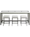 Universal Furniture Curated Essence Console Table With Stools