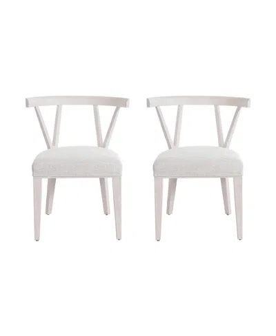 Universal Furniture Dwell 2-pc. Side Chair Set In White