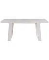 Universal Furniture Dwell 30" Wood Rectangular Dining Table In White