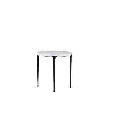 Universal Furniture Floyd Stone End Table In White