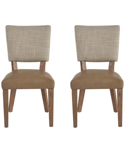 Universal Furniture Griffith Park 2 Pc. Upholstered Side Chair Set In Brown