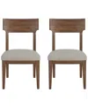 Universal Furniture Griffith Park 2-pc. Wood Side Chair Set In Brown