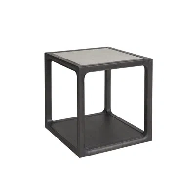 Universal Furniture Halen Stone Floor Shelf End Table With Storage In Beige