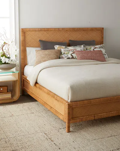 Universal Furniture Long Key Queen Bed In Natural