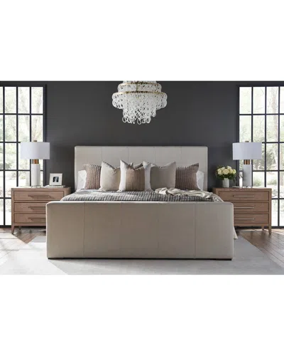 Universal Furniture Modern King Bowie Bed In Gray