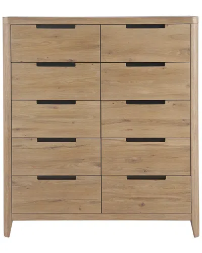 Universal Furniture Modern Walker Drawer Chest In Brown