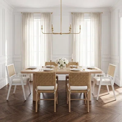 Universal Furniture Nomad 7 Piece Dining Set In Tech Oak