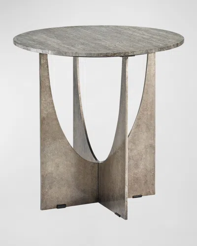 Universal Furniture Op Art End Table In Bronze, Gray