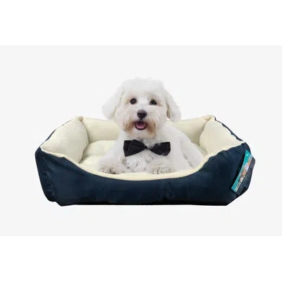 Universal Home Fashions Pet Bed Bolster In Navy