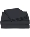 Universal Home Fashions University Solid Microfiber 6-pc. Sheet Set, Full In Gray