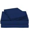 Universal Home Fashions University Solid Microfiber 6-pc. Sheet Set, Twin Xl