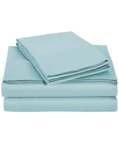 Universal Home Fashions University Solid Microfiber 6-pc. Sheet Set, Queen In Blue