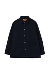 Universal Overall Button-up Patch-pocket Jacket In Blue