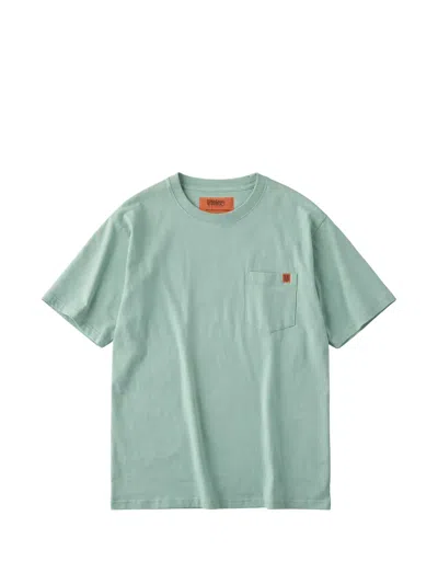 Universal Overall Logo-patch T-shirt In Green