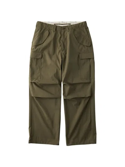 Universal Overall Multi-pocket Trousers In Green