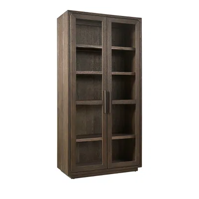 Universal Sable Display Cabinet In Brown
