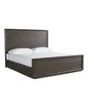 Universal Sable Panel Bed, Queen In Burgundy