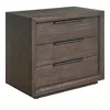 Universal Sable Plinth Nightstand In Dark Brown
