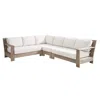 Universal Saratoga Outdoor 4 Piece Sectional Sofa