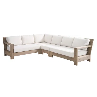 Universal Saratoga Outdoor 4 Piece Sectional Sofa
