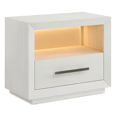 Universal Shoreline Nightstand In White